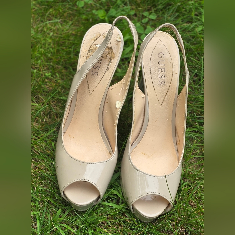 Guess Peep Toe High Heels ❤️ - Picture 4 of 5